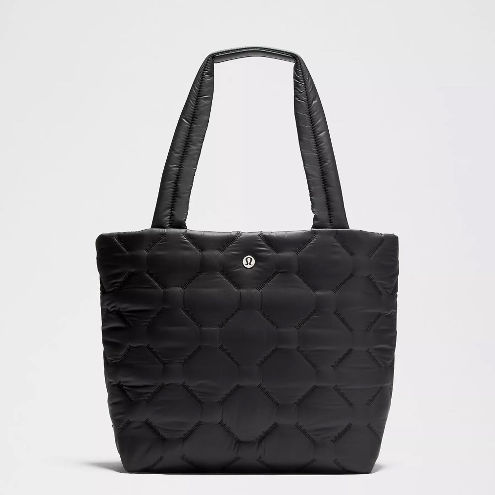 NEW-Lululemon Large, Black Quilty Pleasures Shoulder Bag